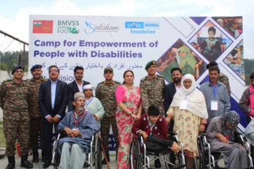 Spark Minda Foundation organizes 'Empowerment of People with Disabilities Camp' in Kupwara, Jammu and Kashmir